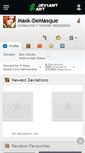 Mobile Screenshot of mask-demasque.deviantart.com