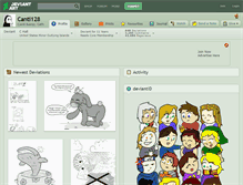 Tablet Screenshot of canti128.deviantart.com