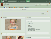 Tablet Screenshot of indignant1.deviantart.com