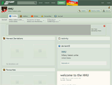 Tablet Screenshot of hhu.deviantart.com