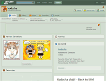 Tablet Screenshot of kodocha.deviantart.com
