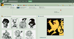 Desktop Screenshot of gabbanoche.deviantart.com