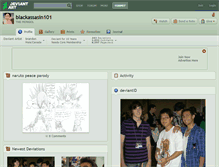 Tablet Screenshot of blackassasin101.deviantart.com