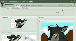 Desktop Screenshot of dannothewolf12.deviantart.com