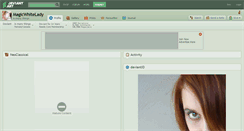 Desktop Screenshot of magicwhitelady.deviantart.com