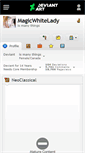 Mobile Screenshot of magicwhitelady.deviantart.com