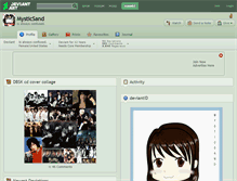 Tablet Screenshot of mysticsand.deviantart.com