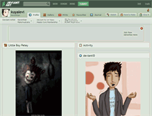 Tablet Screenshot of kuyalevi.deviantart.com