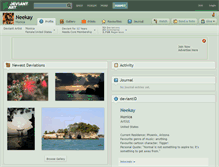 Tablet Screenshot of neekay.deviantart.com
