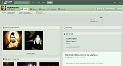 Desktop Screenshot of haykocepkin.deviantart.com