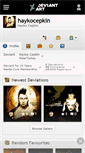 Mobile Screenshot of haykocepkin.deviantart.com