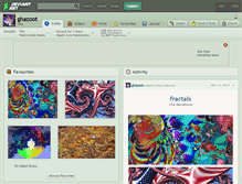 Tablet Screenshot of ghazoot.deviantart.com