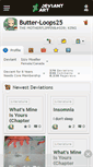 Mobile Screenshot of butter-loops25.deviantart.com