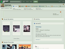 Tablet Screenshot of darkchan.deviantart.com