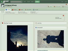 Tablet Screenshot of ninjaguardsheep.deviantart.com