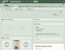 Tablet Screenshot of betle.deviantart.com