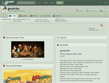 Tablet Screenshot of garadrobe.deviantart.com