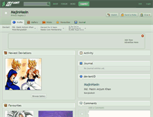 Tablet Screenshot of majinhasin.deviantart.com