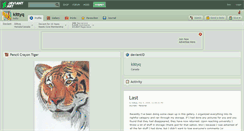 Desktop Screenshot of kittyq.deviantart.com