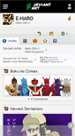 Mobile Screenshot of e-haro.deviantart.com