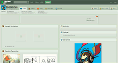 Desktop Screenshot of da-mainman.deviantart.com