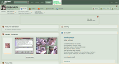 Desktop Screenshot of monkeystyle.deviantart.com