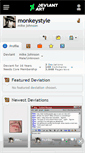 Mobile Screenshot of monkeystyle.deviantart.com