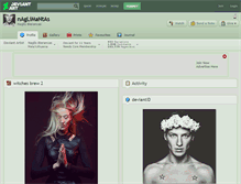 Tablet Screenshot of naglimantas.deviantart.com