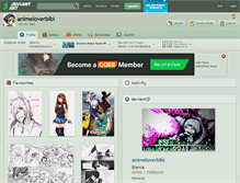 Tablet Screenshot of animeloverbibi.deviantart.com