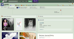 Desktop Screenshot of lysonbb.deviantart.com