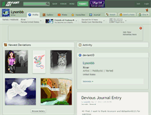 Tablet Screenshot of lysonbb.deviantart.com