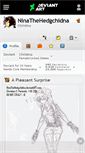 Mobile Screenshot of ninathehedgchidna.deviantart.com