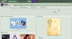 Desktop Screenshot of milhala.deviantart.com