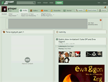 Tablet Screenshot of grimper.deviantart.com