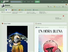 Tablet Screenshot of dkstelo.deviantart.com