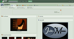 Desktop Screenshot of intermoon.deviantart.com