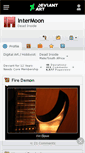Mobile Screenshot of intermoon.deviantart.com