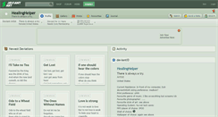 Desktop Screenshot of healinghelper.deviantart.com
