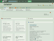 Tablet Screenshot of healinghelper.deviantart.com