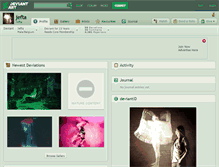 Tablet Screenshot of jefta.deviantart.com