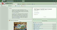 Desktop Screenshot of goddesslovers.deviantart.com