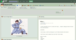 Desktop Screenshot of mayuko32690.deviantart.com