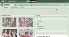 Desktop Screenshot of lovusiova.deviantart.com