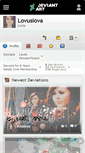 Mobile Screenshot of lovusiova.deviantart.com