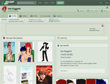 Tablet Screenshot of imi-kagami.deviantart.com