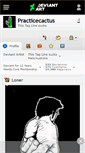 Mobile Screenshot of practicecactus.deviantart.com