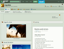 Tablet Screenshot of angrybee.deviantart.com