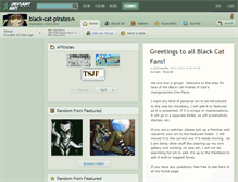 Tablet Screenshot of black-cat-pirates.deviantart.com