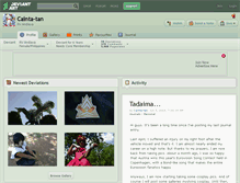 Tablet Screenshot of cainta-tan.deviantart.com