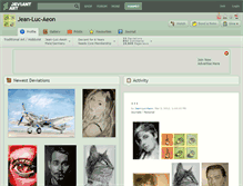 Tablet Screenshot of jean-luc-aeon.deviantart.com